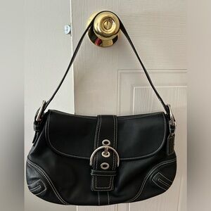 Black Coach shoulder bag
